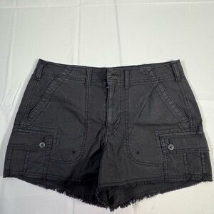 American Eagle Outfitters Black Cargo Shorts Casual Style